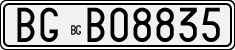 License plate of Italy, Cars (1927 year series)