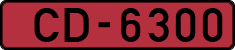 License plate of Latvia, Diplomatic