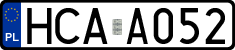 License plates of Poland, Authorities
