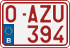 License plate of Belgium, Regular plates (2010)