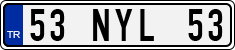 License plate of Turkey, Regular plates