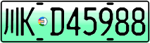 License plate of China, Electric vehicles