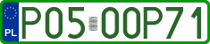 License plates of Poland, Professional plates