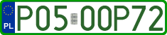 License plates of Poland, Professional plates