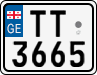 License plate of Georgia, Motorcycles (2014)