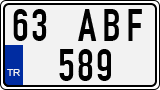 License plate of Turkey, Regular plates