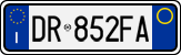 License plate of Italy, Cars (1994 year series)