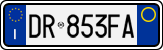 License plate of Italy, Cars (1994 year series)