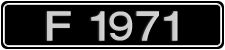 License plate of Iceland, Oldtimers