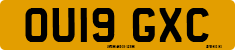 License plate of the United Kingdom, 2001 year system