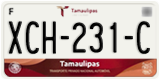 Tamaulipas, Cars (AAA-000-A)