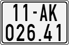 License plate of Vietnam, Motorcycles