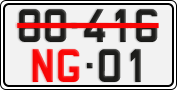 License plate of Vietnam, Diplomatic