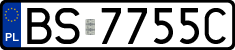 License plates of Poland, Regular car plates