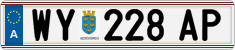 License plate of Austria, Regular plates
