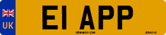 License plate of the United Kingdom, 1983 year system