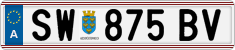 License plate of Austria, Regular plates