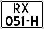 License plate of the Netherlands, Cars