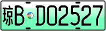 License plate of China, Electric vehicles