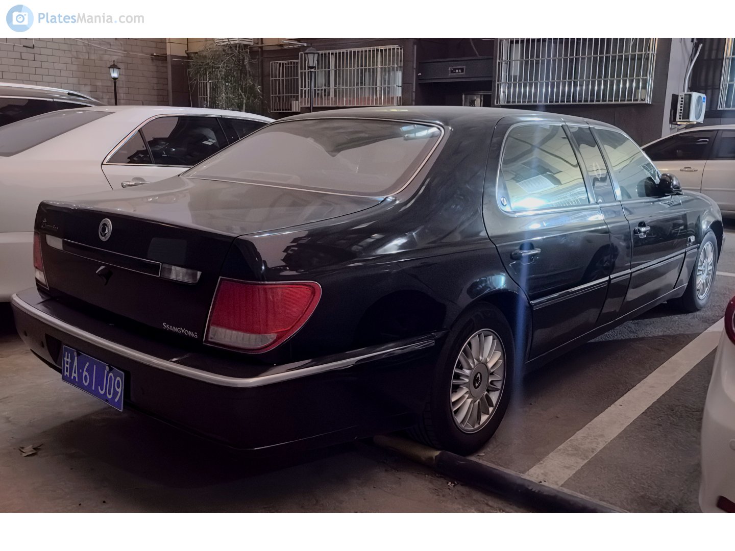 甘A·61J09, SsangYong (KGM) Chairman 1st gen Limousine (W100), 1st facelift, 2003–2011