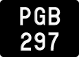 License plate of Malaysia, A(BC) 1(234)