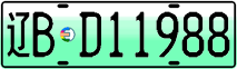 License plate of China, Electric vehicles