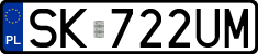 License plates of Poland, Regular car plates