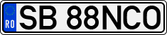 License plate of Romania, Regular plates