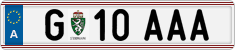 License plate of Austria, Regular plates