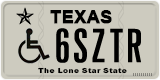 Texas, Vehicles for disabled persons (1ABCD)