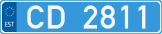 License plate of Estonia, Diplomatic