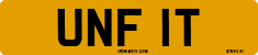 License plate of the United Kingdom, 1963 year system