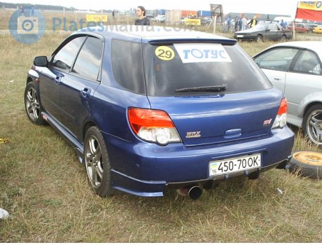 16 450-70 OK, Subaru Impreza WRX STi