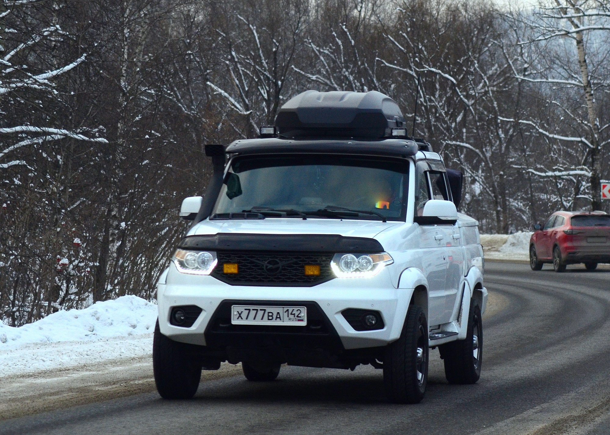 х 777 ва 142, UAZ 23632 Pickup 1st gen, facelift, 2014­–