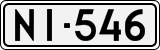 License plate of Finland, Cars
