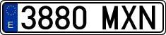 License plates of Spain, Ordinary (2000)