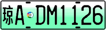 License plate of China, Electric vehicles