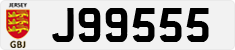 License plate of Jersey, Regular plates (J123456)