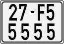 License plate of Vietnam, Motorcycles