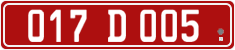License plate of Georgia, Diplomatic
