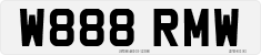 License plate of the United Kingdom, 1983 year system