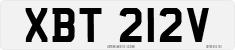License plate of the United Kingdom, 1963 year system