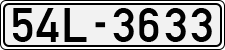 License plate of Vietnam, Cars