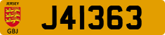 License plate of Jersey, Regular plates (J123456)