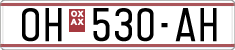 License plate of North Macedonia, Regular plates (1993)