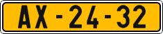License plate of the Czech Republic, Commercial vehicles (1960)