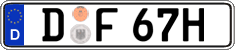 German license plate, Plates for oldtimers (type 