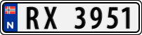 License plate of Norway, Trailers, motorcycles, special vehicles