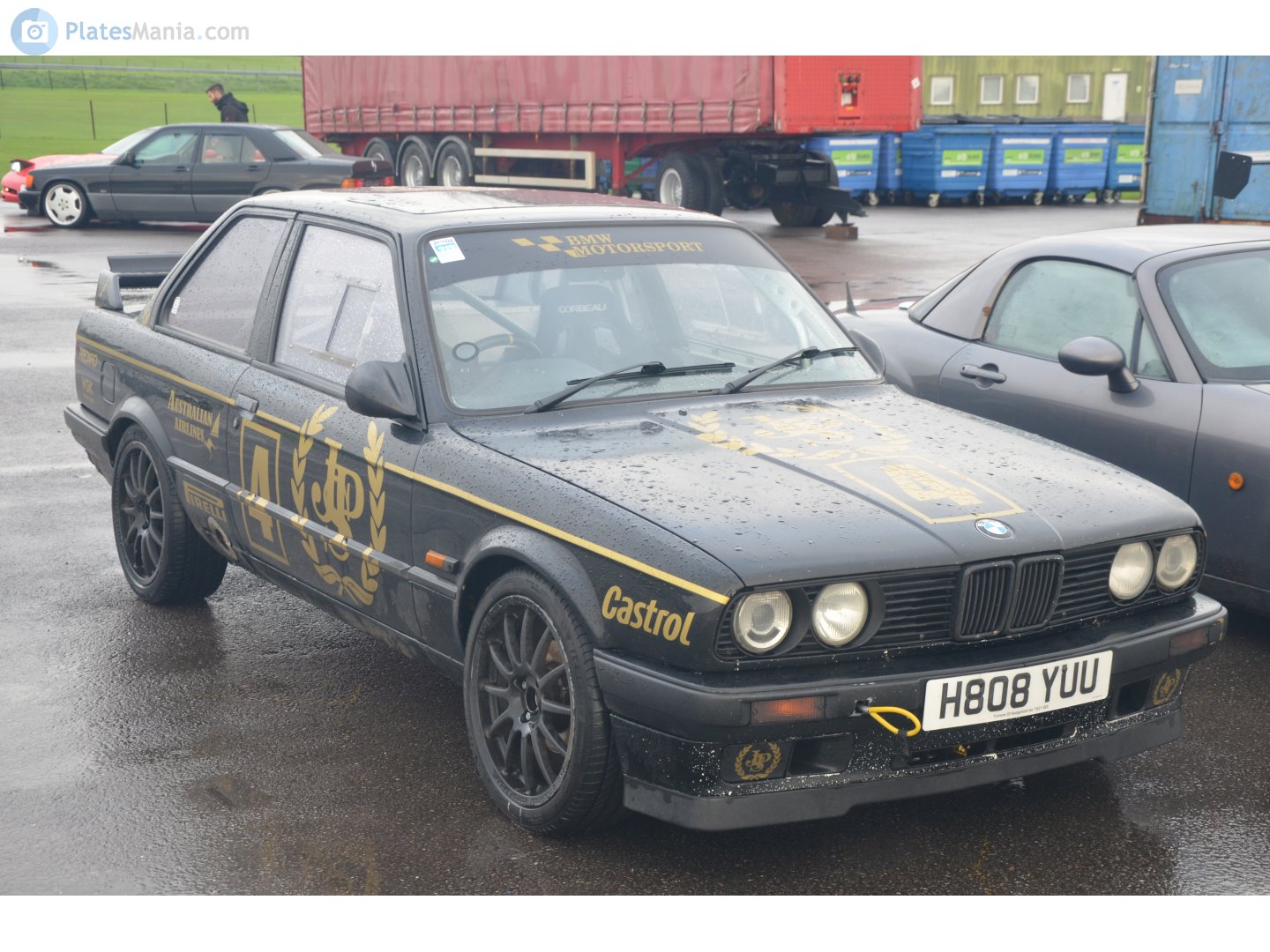 H808YUU, BMW 3 Series 2nd gen Coupé (E30), 1982–1991