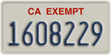 California, Exempt (1234567)